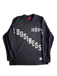 Elevate your style game with this 100% authentic Supreme Business Never Personal Jersey in size M. This jersey is...