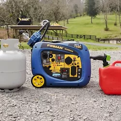 The FIRMAN WH03242F is a 3200/4000W 30A electric start RV-ready portable generator,running on both propane and gasoline...