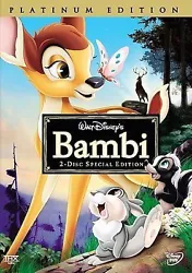 Bambi (DVD, 2005, 2-Disc Set, Special Edition/Platinum Edition).