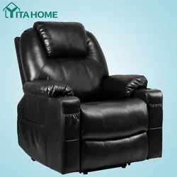 1 x Massage Chair. 8 massage points for back, lumbar, thighs, legs with heat and vibration function. Ergonomic thick...