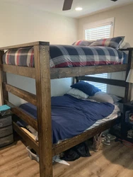 This bed is compatible with queen-sized mattresses and can accommodate up to two people on each level. Whether youre...