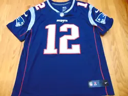 NWOT NIKE NFL NEW ENGLAND PATRIOTS LIMITED STITCHED JERSEY SIZE XL. THE LETTERS AND NUMBERS ARE STITCHED. LENGTH: 30.5