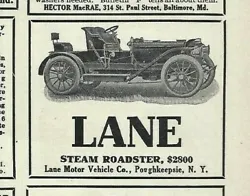 Small original print ad from magazine of 1908. Very good condition.