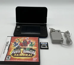 Nintendo 3DS XL Console Included: Power Rangers SamuraiPokémon Black Version 2Charger TESTED. Console, games, and...