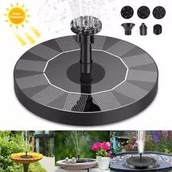 It can be used for water cycle, pond fountain, rockery fountain, etc. With eco-friendly design and easy to use, it is...