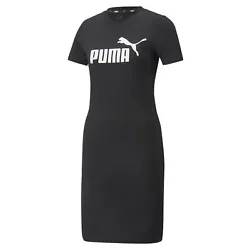Stand out from the rest of the summer crowd with this bold and brassy Essential Womens Slim Tee Dress. Cut in a slim...