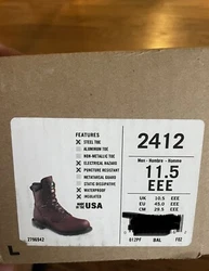Red Wing 2412 Steel Toe Work Boots Mens Size 11.5 (EEE) D Gore-Tex Brown. NEW