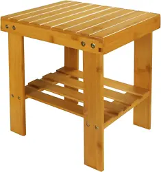● Ideal height to rest foot on or to sit on to take off shoes; Works as storage stand, kids step stool or adult stool...