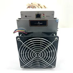 Bitmain Antminer L3+ 504 MH with Vnish Firmware. With the Vnish Firmware, it can mine at a hashrate between 500 to 800...