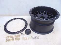 Method Race Wheels 406 Beadlock Wheels 15x10 5+5 Offset 4/156 Matte Black.
