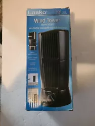 Lasko Desktop Wind Tower Oscillating Multi-Directional 2-Speed Fan Model T1430.