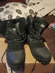 Itasca Mens Black Snow Boots 3M Thinsulate Lace Up Size 13.USED ONES STILL LOOKING FRESH ACTUAL PICTURES