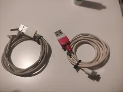 2 Câble original USB chargeur IPHONE 4/4S/3/3GS IPAD IPOD NANO ITOUCH CHARGER DATA SYNC..  Câble Original Dont un...