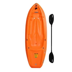 The 6 wide stance provides a stable paddling platform to keep your child safely in the kayak. It is sloped back end and...
