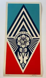 You are bidding on an official sold out limited edition Shepard Fairey print entitled Cultivate Harmony that was...
