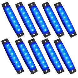 【High Quality】6 LED bulbs each boat interior light, made of sturdy PC lens and ABS housing. IP66 waterproof,...