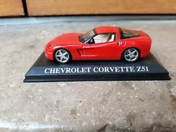 Voiture de collection - Chevrolet Corvette Z51 Rouge - 1/43  - Altaya.