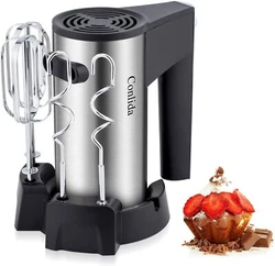 This 5-speed hand mixer isperfect for you to make a nice work of basic mixing, beating and creaming, and can also whip...