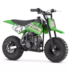 Kids can experience the speed of it, but safety power with the 49 cc 2-stroke engine and fully automatic chain...