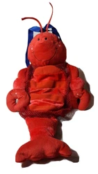 Lobster 2006 Silly Sacks Soooo Cute With Red Mesh Zipper blue Straps.