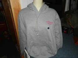 Great looking sweatshirt size Medium. New with tags pullover hoodie. Pink Hollister California written in pink. Please...