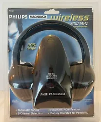 Philips Magnavox Wireless Headphones PM61571 900 MHz New!. In new sealed condition.