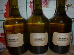 Lot de 3 bouteilles de Vin Jaune Côtes du Jura 2016.
