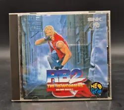 Jeu Real Bout 2 pour SNK Neo Geo CD NTSC-J JAP vendu dans son boîtier avec sa notice dorigine. Real Bout 2- SNK Neo...