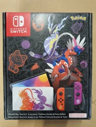 (Console Switch Oled edition Pokemon Ecarlate et Violet édité par Nintendo en 2022. La console. NEUVE JAMAIS...