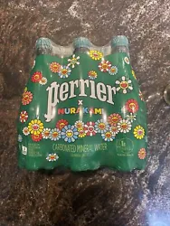 Perrier X Takashi Murakami - Sparkling Mineral Water -Pack of 6. Condition is 