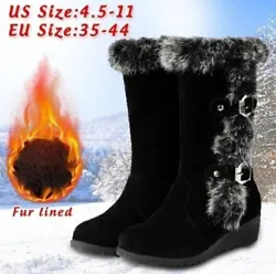Boot Type: Snow Boots. Season: Winter. Lining Material: Short Plush. Item Type: Boots. Toe Shape: Round Toe. Outsole...