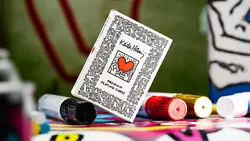 Step into the vibrant world of iconic artist Keith Haring with premium playing cards that showcase his contemporary pop...