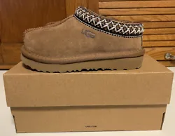 UGG TASMAN II NEW KIDS TODDLER SIZE 8 CHESTNUT SUEDE WOOL SLIPPERS 1019066K. New In original box. Please see all pics.