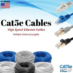 Cat5e cable, also known as Enhanced Category 5, is designed to support full-duplex Fast Ethernet operation and Gigabit...