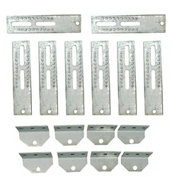 The slotted holes allow you to adjust the height of the bunks. (8) 10