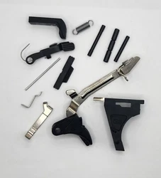 Glock 19 Gen 1-3 Lower Parts Kit. - Slide Lock. - Slide Lock Spring. - Slide Stop Lever with Spring. Kit includes...