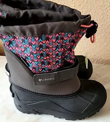 Columbia Waterproof Snow Kids Girl Boots  Size 13  Adjustable Strap  Felt Liners Not Included  New without Box ~ Boots...