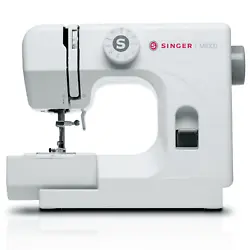 This super cute machine is beginner-friendly and perfect for your light sewing projects. FREE ARM DESIGN -Easy to sew...