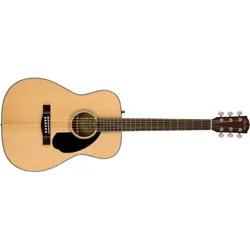 La CC-60S est l’une des guitares les plus populaires de chez Fender. - Style Concert. - Guitare folk acoustique...