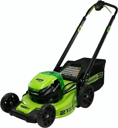 CORDLESS LAWN MOWER - Get more done, faster, with Greenworks electric lawn mowers. MAINTENANCE FREE - This walk behind...