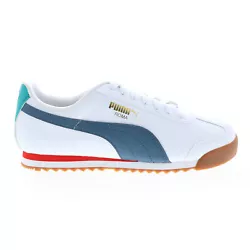 Puma is the leading maker of sport and lifestyle shoes. Model:Roma Basic +. Color:Puma White Evening Sky Gum. Athletic...