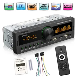 Main function: MP3, 2 USB, TF interface, AM, FM, Bluetooth, auxiliary input. Bluetooth + built-in microphone. Radio...