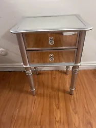 Silver Mirror Nightstands/Endtables x2. I have 2 of them. $100 EACH. Purchased for $140 each a few months ago. Great...