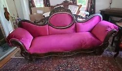 This is a wonderful couch. It has been in my husbands family forever. It was recently completely rebuilt and...
