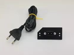 Connecteur dalimentation mâle IEC-320-C8, complet avec plaque pour modification / suppression du câble dalimentation...