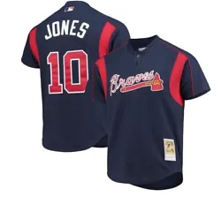 Authentic MLB Baseball Jersey. 100% polyester, two button up jersey. Sizing; 36(S), 40(M), 44(L), 48(XL), 52(XXL),...
