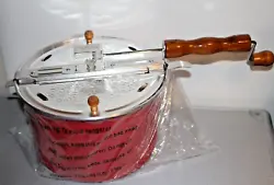 This is the original Whirley Pop popcorn maker. I bought it new and never used it. I have another one so here is one...