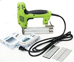 Power: 1800W. No need of air pump, the electric nail gun is convenient to use. Type: Straight nail gun Staple. Suitable...