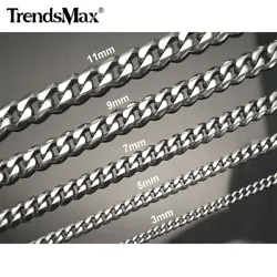 The cuban link chain is one of the most popular style chains! These elegant chains are handcrafted in Stainless Steel....
