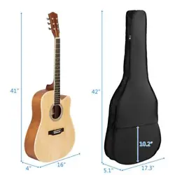 It is an elegant and portable bag for your guitar. The stylish appearance and solid construction will keep your guitar...